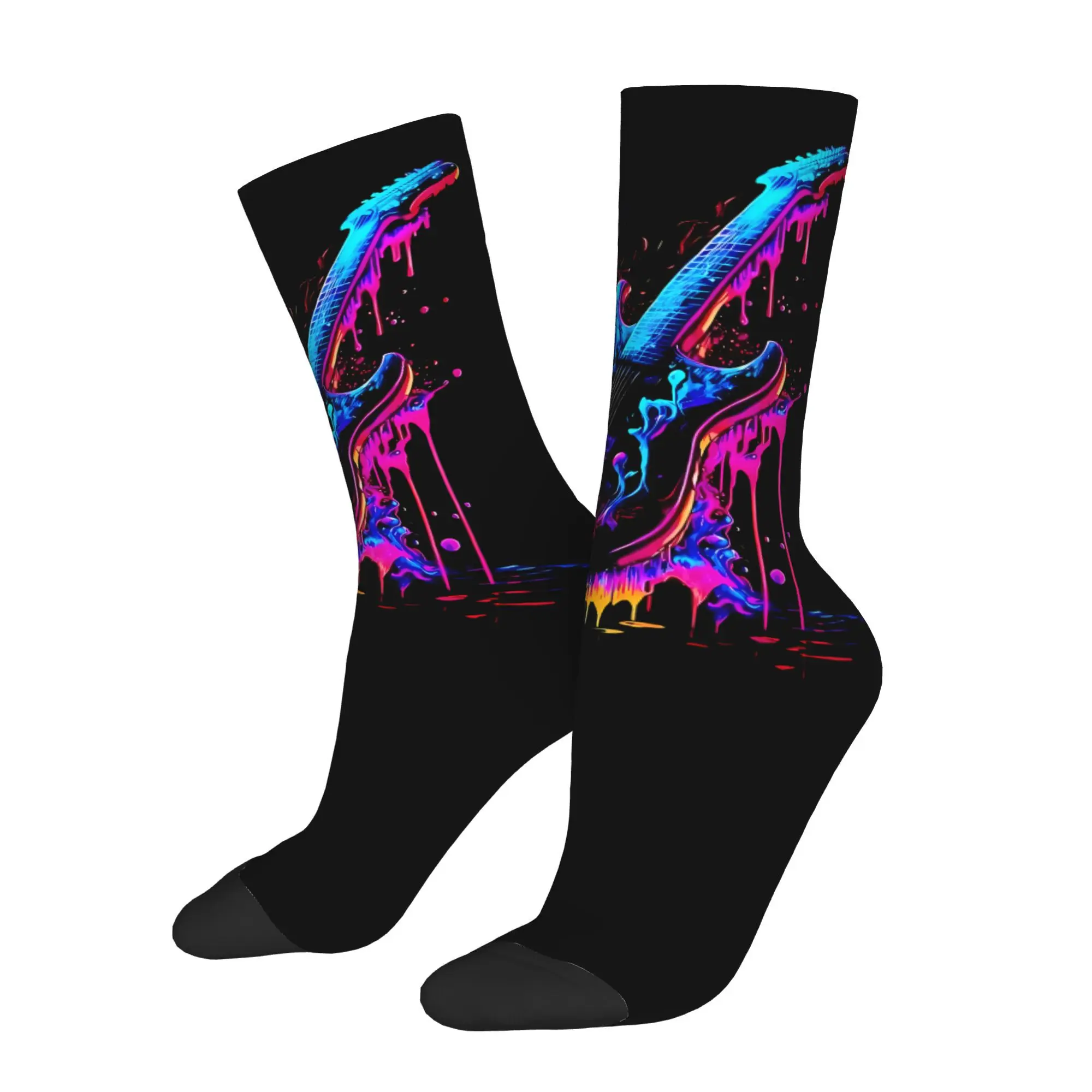 

Guitar Music Sock Printed Man Polyester