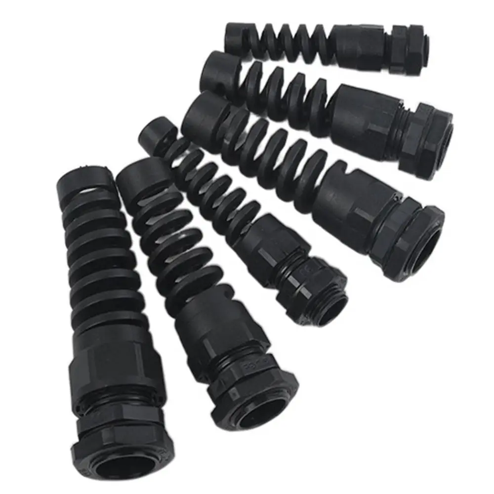 Anti-buigende nylon anti-buigende kabelwartel Waterdichte anti-buigende gezamenlijke afdichting Gezamenlijke connector Elektrische apparatuur