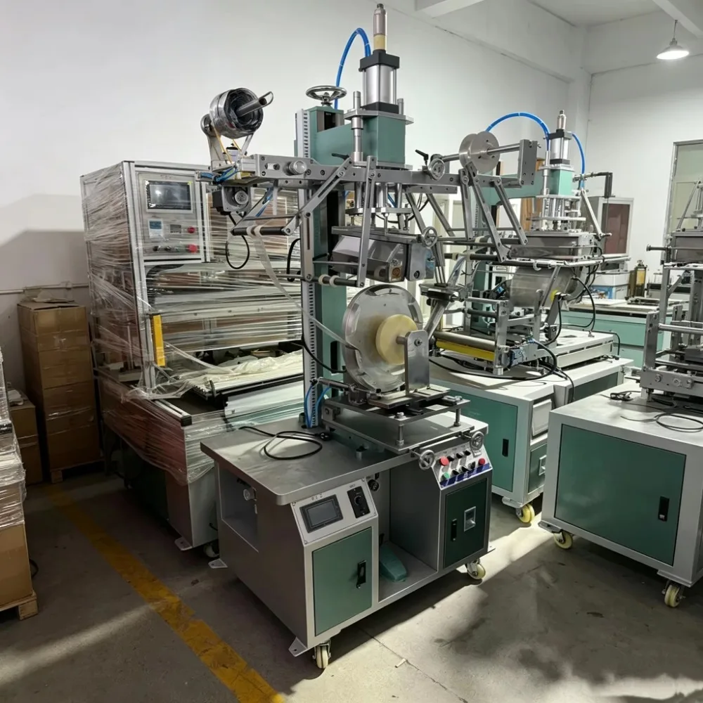 Automatic Heat Transfer Printing Machine, Pneumatic Thermal Transfer Hot Stamping Equipment Daily Product Logo Printing