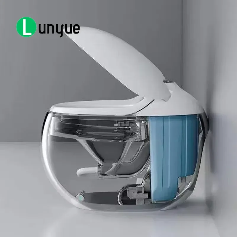 New Design Egg Shaped Round Integrated Smart Toilet Electric Bidet Automatic Flush Sensor Bathroom Fixture Modern Style