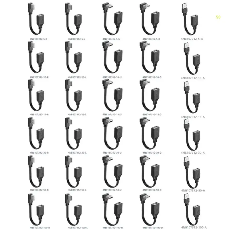 USB2.0 موسع USB تمديد كابل 480Mbps نقل البيانات لأجهزة USB دروبشيبينغ