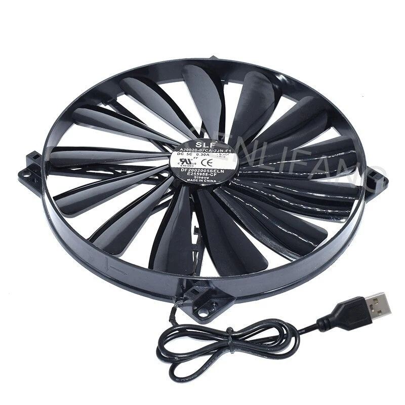 l-クーラーマスター-a20020-07ca-2jn-f1-dc5v-030a-200-200-20mm-usb-冷却ファン用