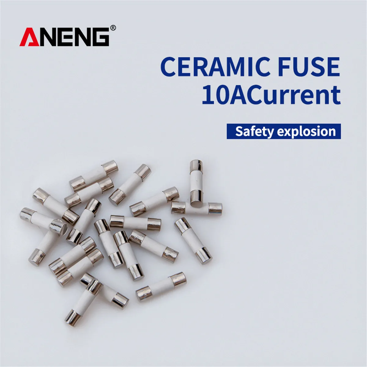 Ceramic fuse tube 5X20mm 10*200hA + 10*10A