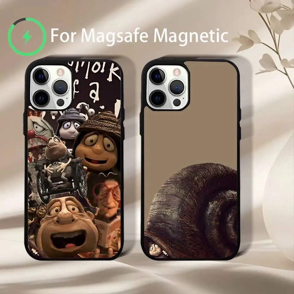 

M-Memoir of a S-Snail Phone Case For iPhone 17,16,15,14,13,12,11,Pro,Max,Plus,Mini,SE4,E Magnetic Magsafe Wireless Charging