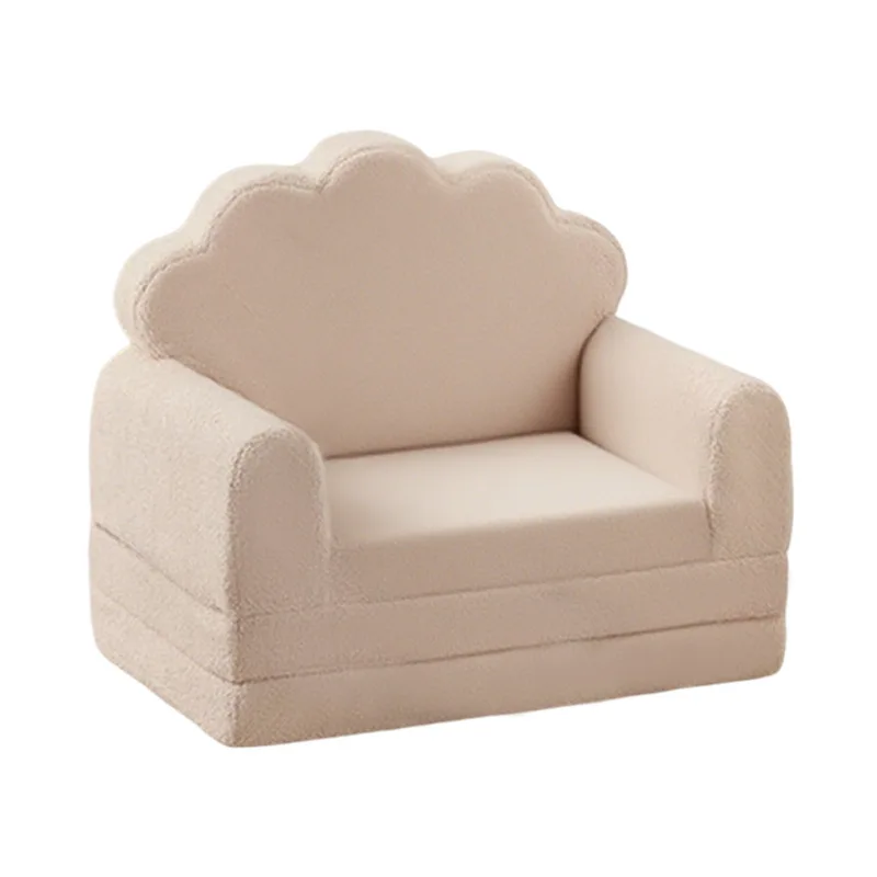 Library Area Folding Elastic Mini Children Seating Capacity *Modern Simplicity Flannel Vacuum Compression Sofa Kindergarten