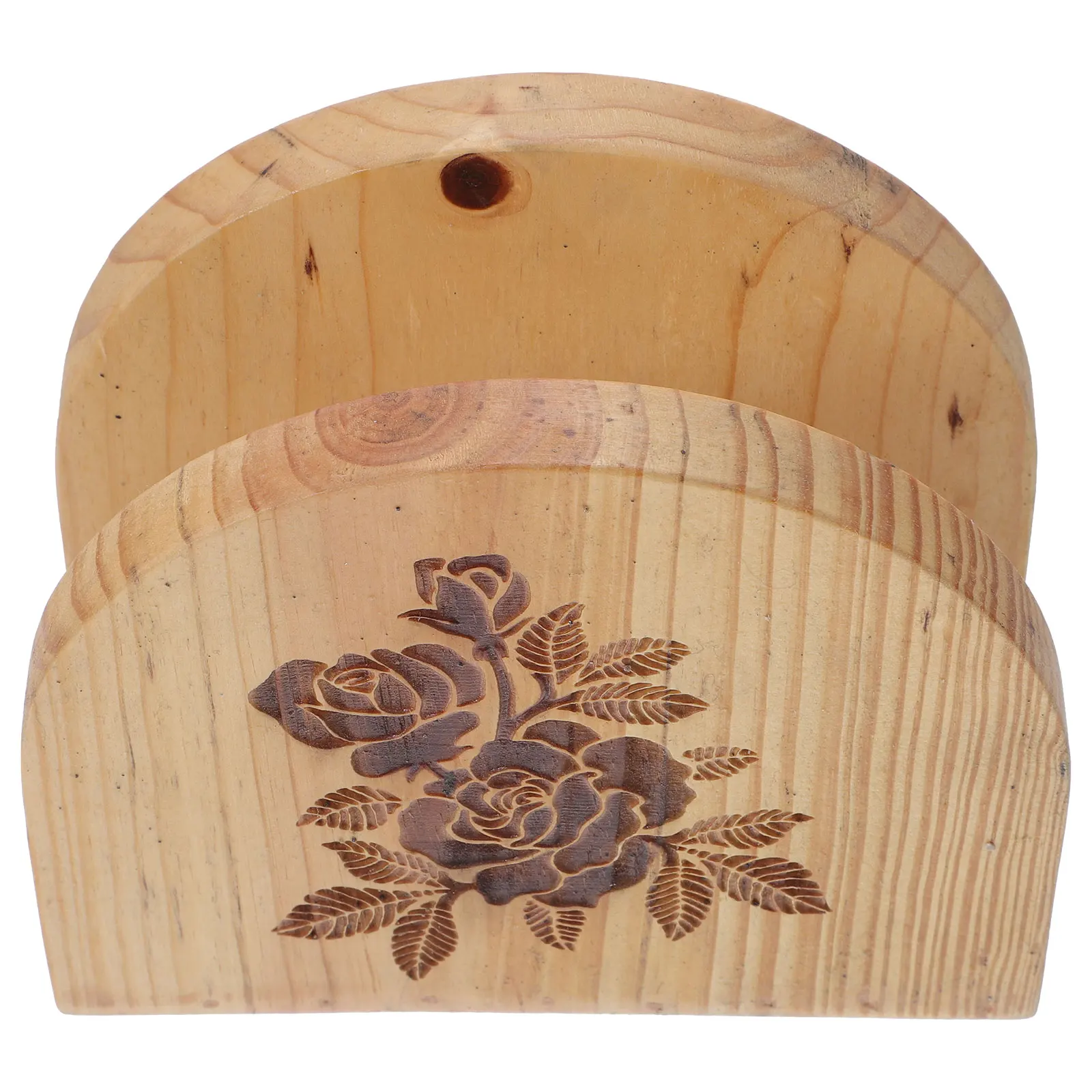 

Wooden Napkin Holder Vintage Paper Towel Dispenser Rustic Kitchen Bathroom Tissue Storage Solution Farmhouse Decor