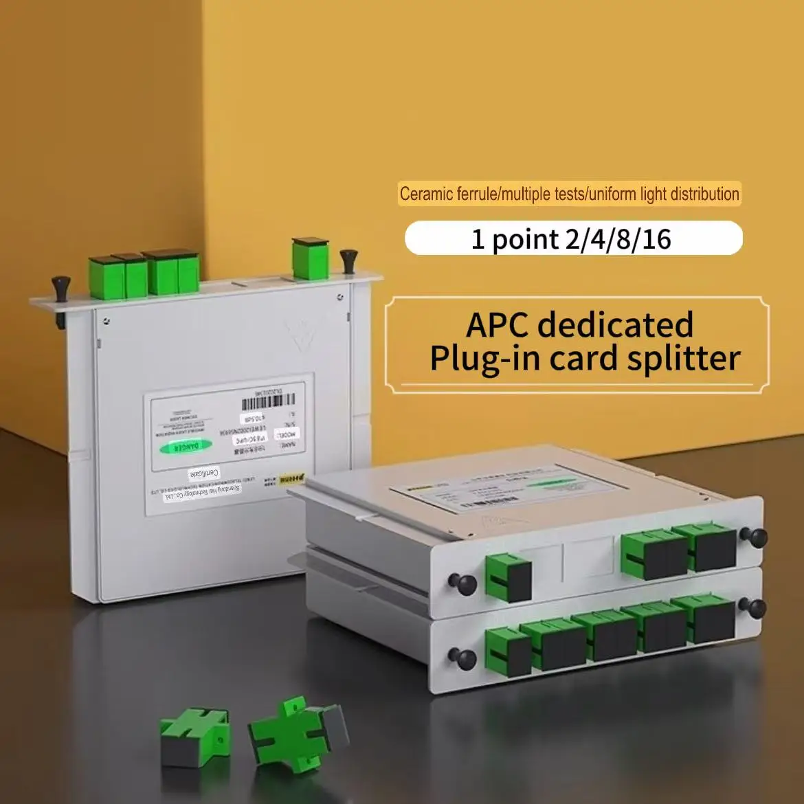 الألياف البصرية الفاصل 1-2 1-4 1-8 1-16 SC APC/SC UPC محول صندوق المكونات في 1x2 1x4 1x8 1x16 الألياف مقسم بصري صندوق