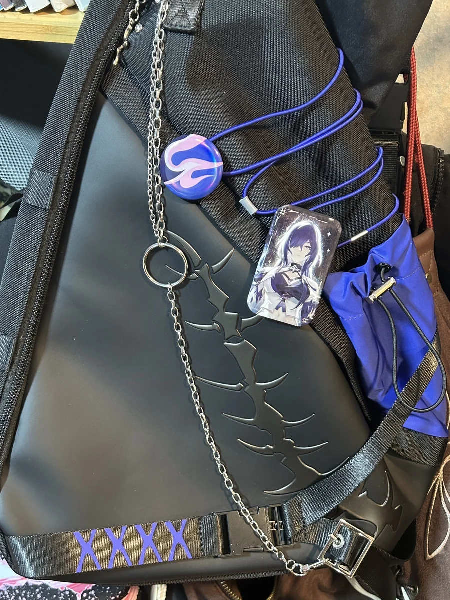 In Stock Acheron messenger bag backpack Original Merch Mihoyo Honkai Star Rail Raiden Bosenmori Mei Cosplay Costume Anime Gift