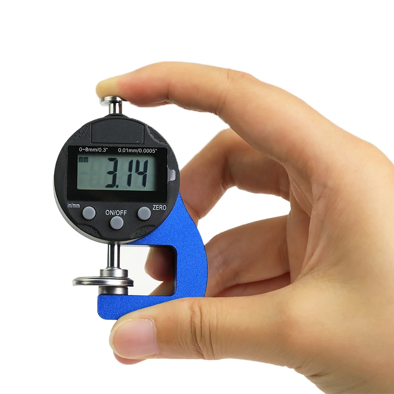 Mini Medidor de Espessura com Display Digital 08 mm hz Mil Pessoas Eletrônico