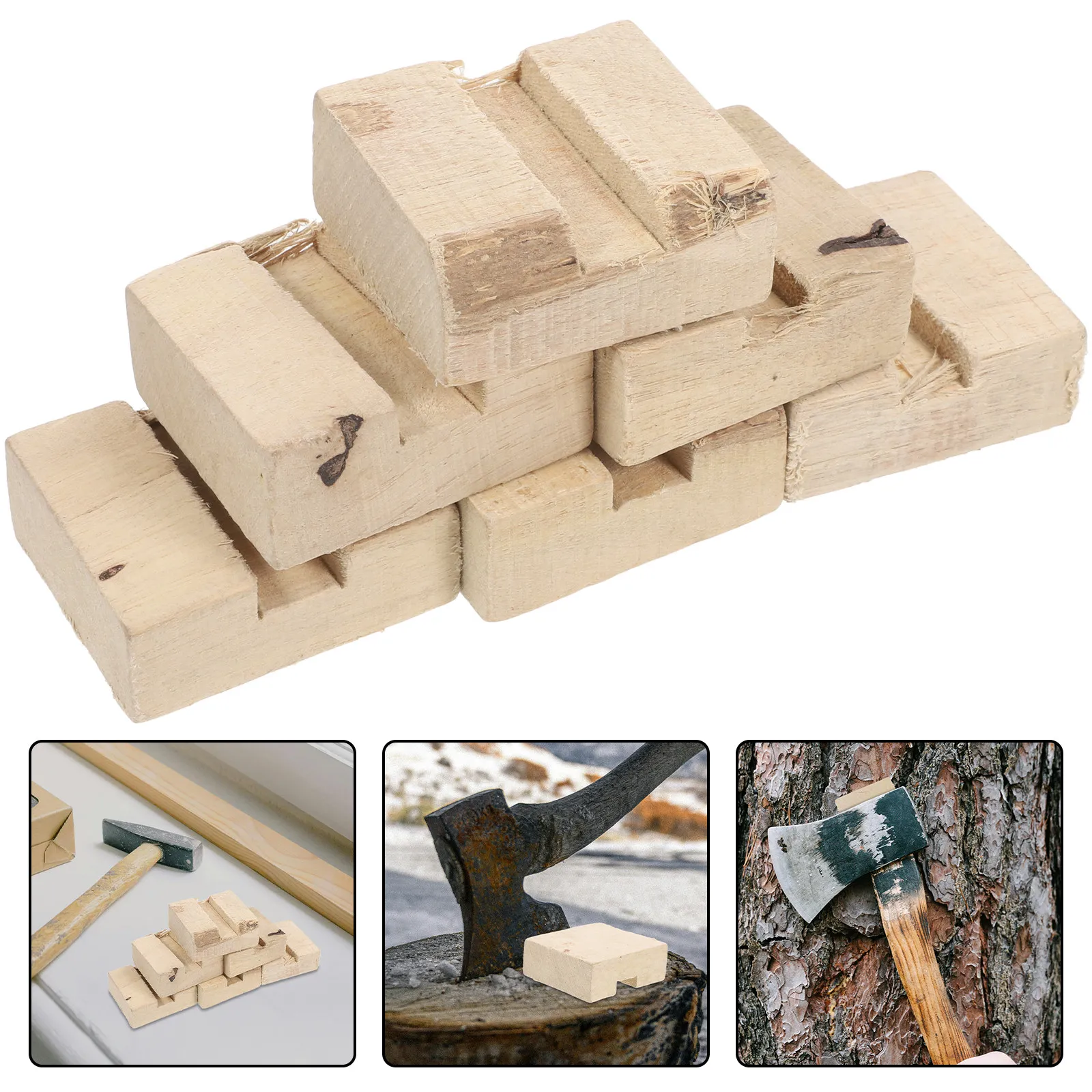 10Pcs Wooden Wedge …