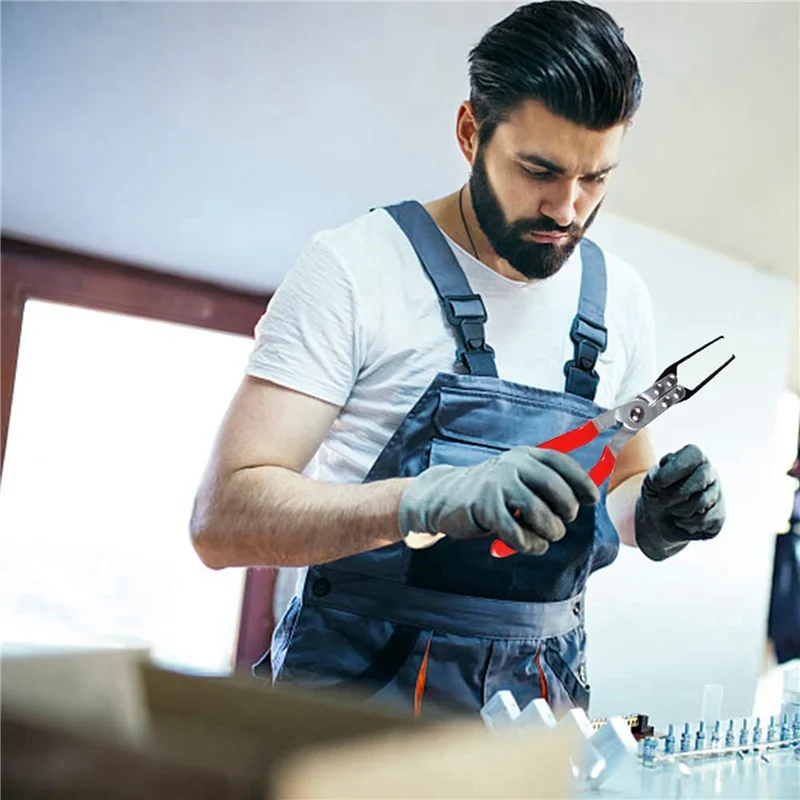 3X オートリレープーラー、オートリレー分解取り外しプライヤー自動ヒューズプーラープライヤーユニバーサル自動車溶接ツール-B61B