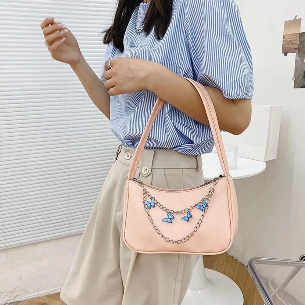 Kleine Handtasche Schmetterling Kette Geldbörse Brieftaschen Quaste Frauen Achsel Tasche Umhängetaschen koreanische Handtasche Mini Messenger Taschen