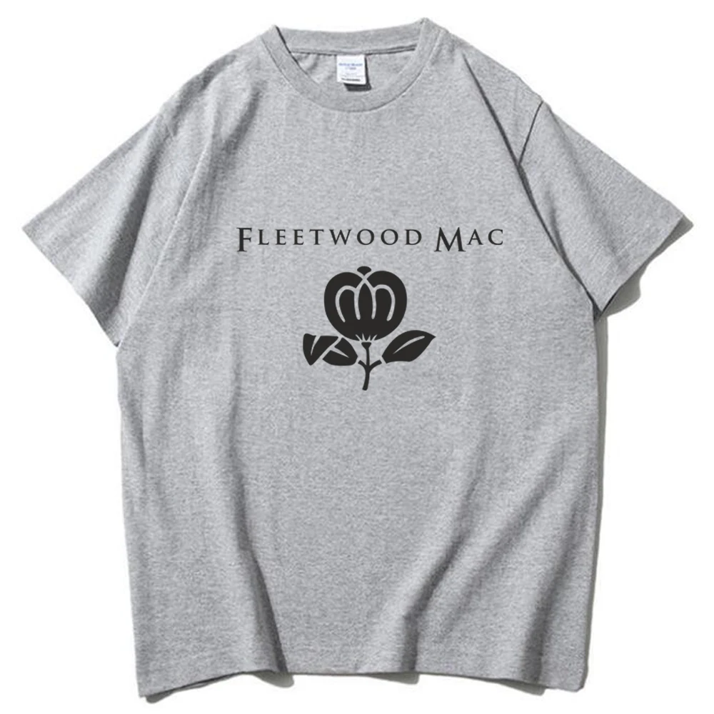 Fleetwood Mac Greatest Hits 2024 T-shirt Unisex O-neck Summer Shirt Casual Printing Oversized Music Fans Gift Regular