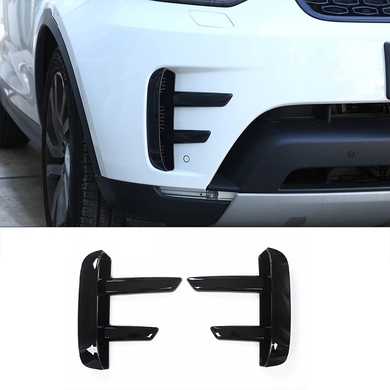 

2Pcs Glossy Black Car Front Bumper Grille Air Vent Cover Trim Left/Right For Land Rover Discovery 5 2017-2020 L462