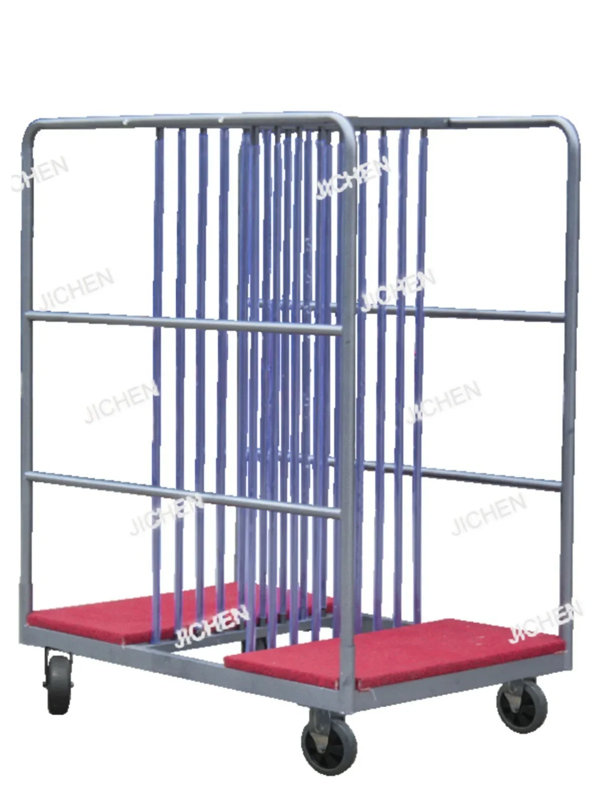 

Тележка для банкетов и ресторанов HS: стеклянная, с поворотным механизмом, металлическая, для хранения, на усиленных универсальных колесах