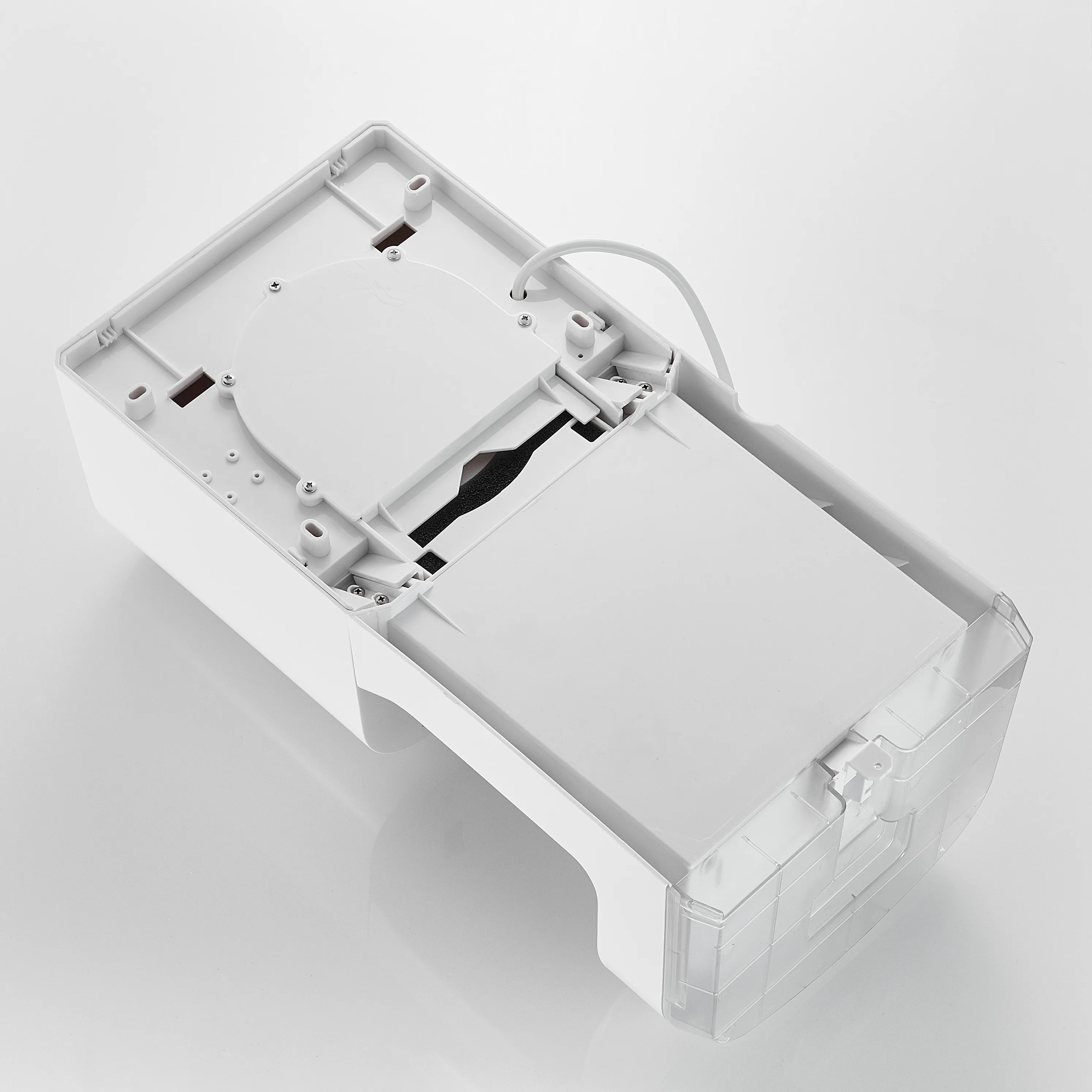 เครื่องเป่ามืออัตโนมัติแบบไร้สัมผัส ระบบเซ็นเซอร์ไฟฟ้า วัสดุ ABS สำหรับใช้งานเชิงพาณิชย์