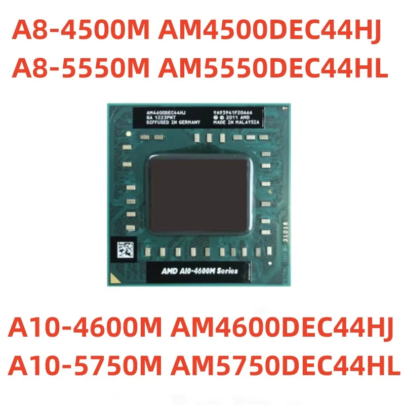 A8-5550M AM5550DEC44HL A8-4500M AM4500DEC44HJ A10-5750M AM5750DEC44HL A10-4600M AM4600DEC44HJ Quad-core Four-thread Notebook CPU