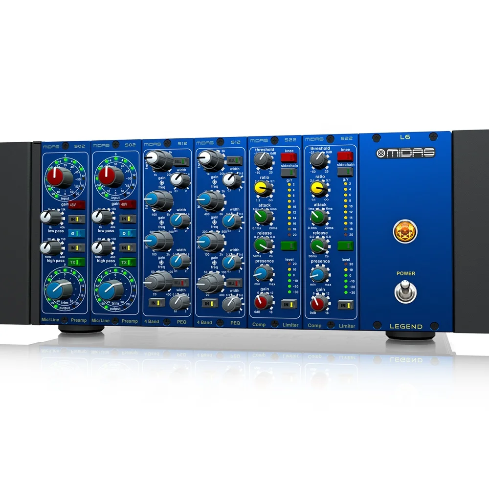 Equalizer parametriczny Midas serii 500 512 V2 Studio EQ Module Pa System Studio Sprzęt muzyczny