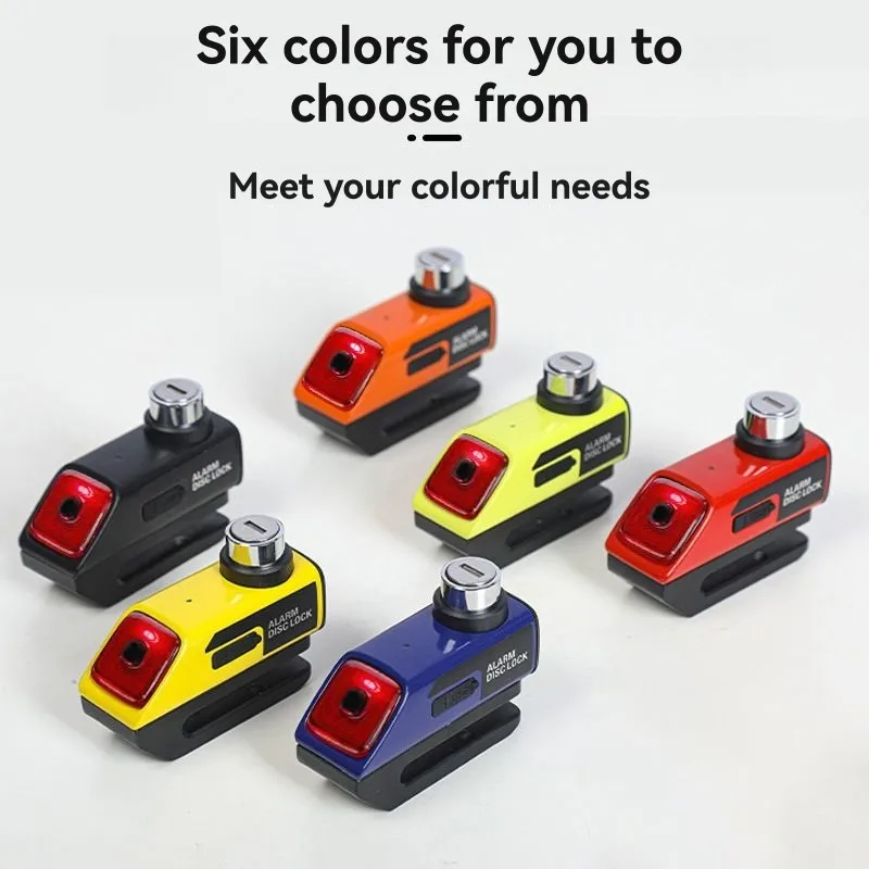 

Motorbike Disc Brake Alarm Lock- 120Db For Motorcycle, Bicycle, Scooter Disc Lock System