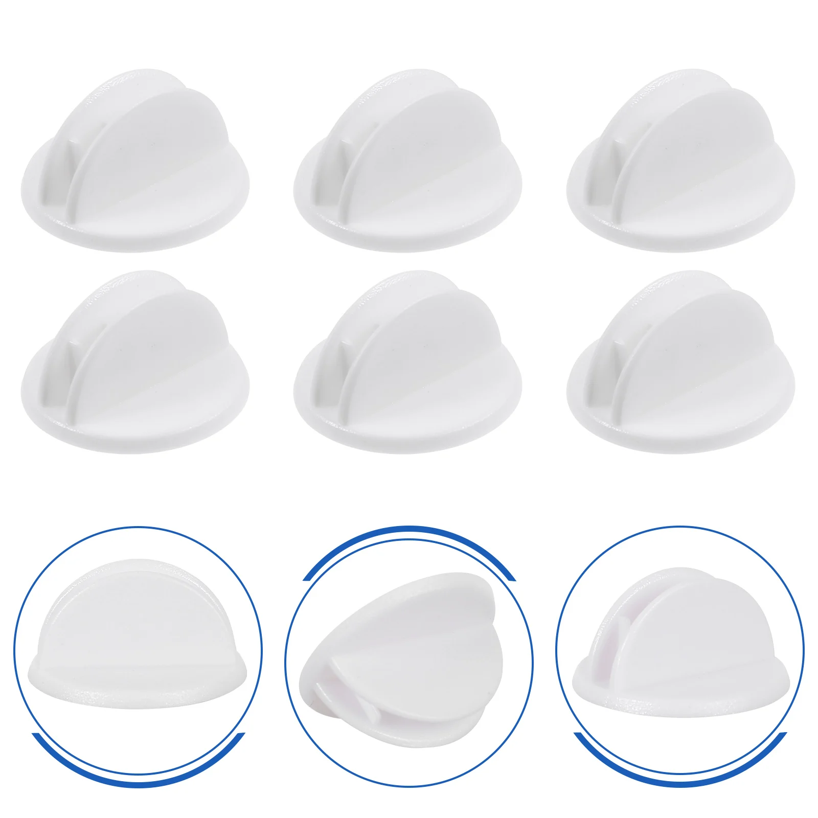 

100 Pcs Price Tag Clips Small Plastic Label Display Mini Note Holders White Supermarket Shelf Commodity Folder Tags