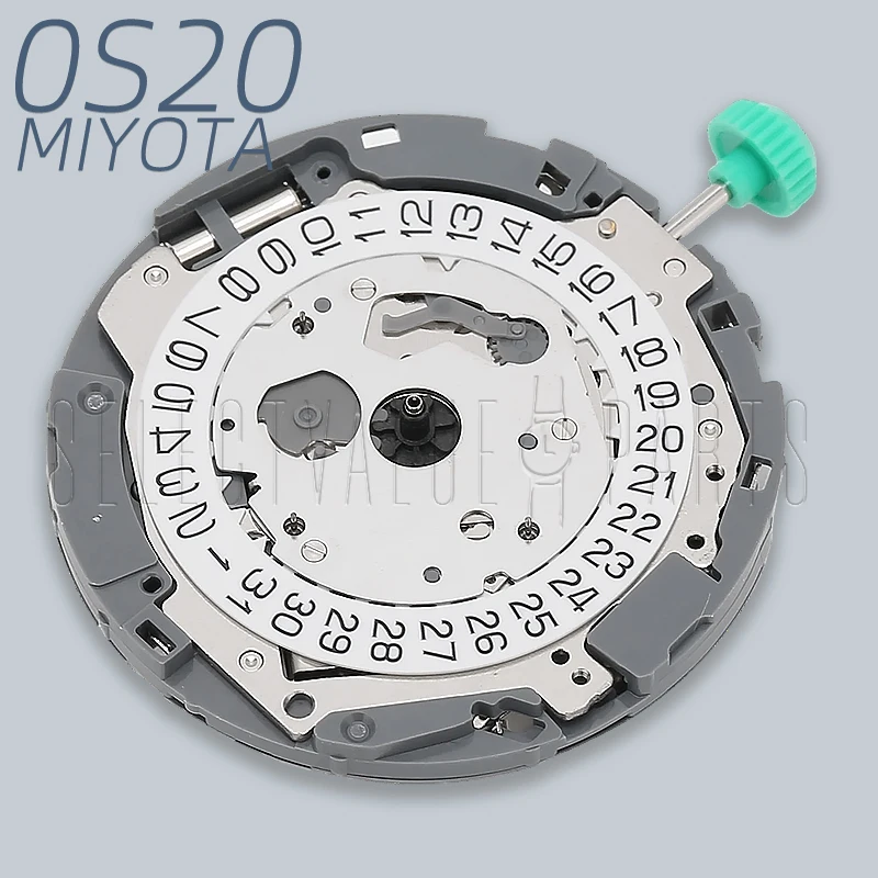 Miyota OS20 0S20 Quartz Movement Chronograph Watch Accessories 3-6-9 Layout Small Seconds Original Japan Repair Parts