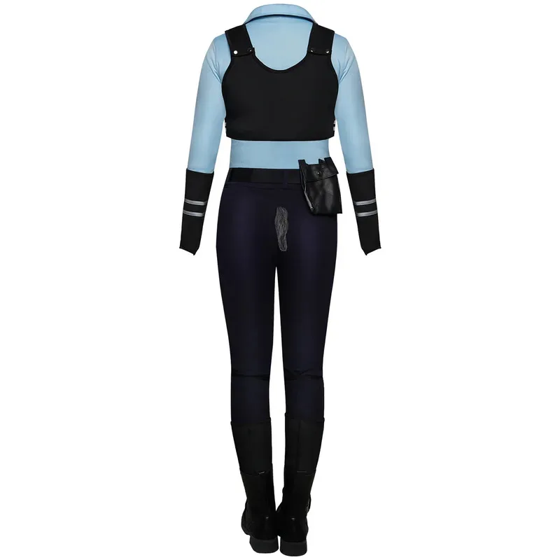 Sky05 аниме кролик полицейский Джуди косплей костюм Джуди Хопс кролик девушка униформа наряд Хэллоуин карнавальный костюм на заказ99JIu @