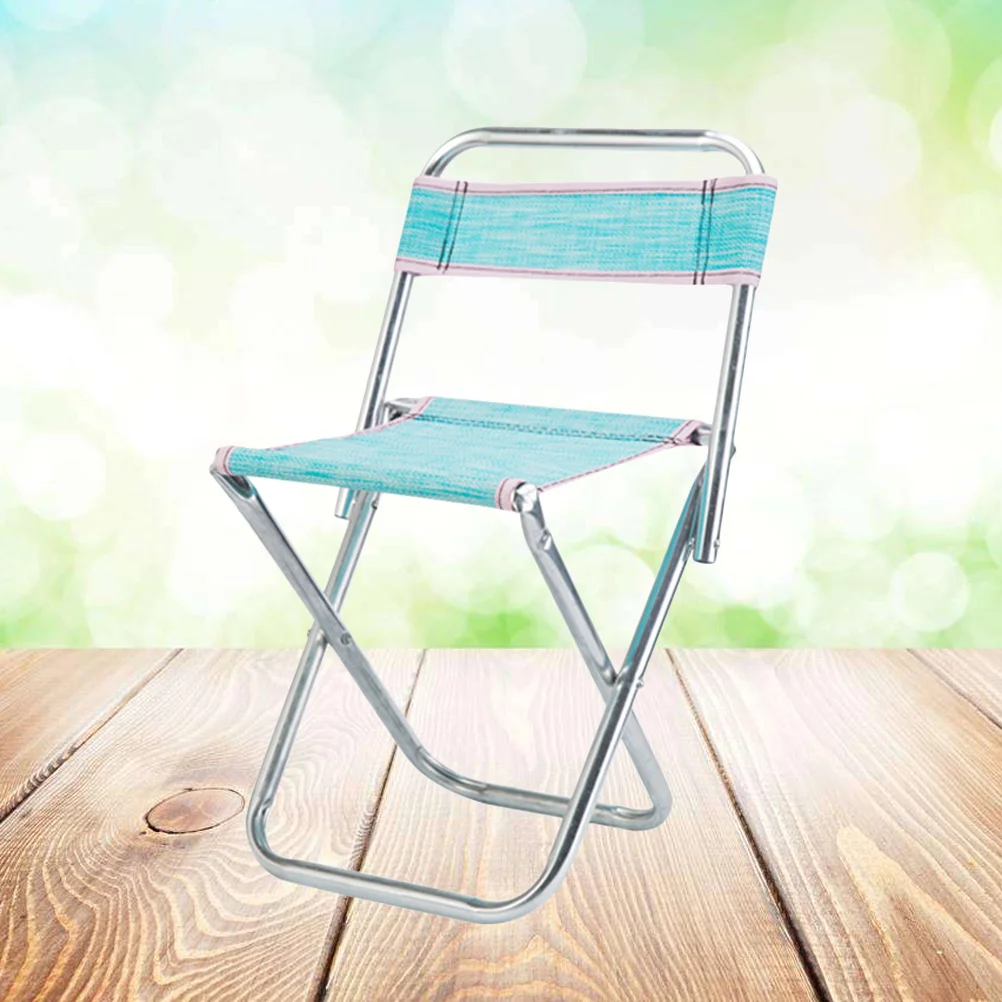 

Stainless Steel Portable Folding Stool Small Lightweight Foldable Chair for Camping Fishing Travel Outdoor Activities