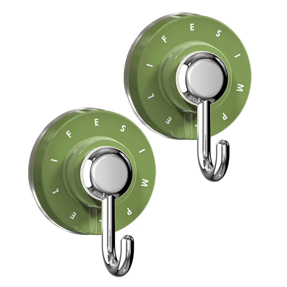 Strong Adhesion Hook Rotary Suction Hook 360 Rotating Design 3KG Load Capacity Compact Size For Space Saving For Hanging Towels