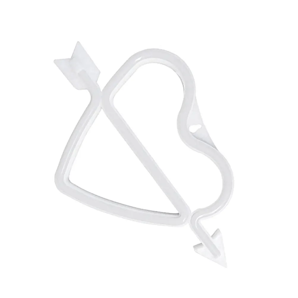 

Neon Heart Light Purple Cupid Bow LED Wall Decor Lamp for Night Light Living Room Bedroom Party Christmas Gift Idea