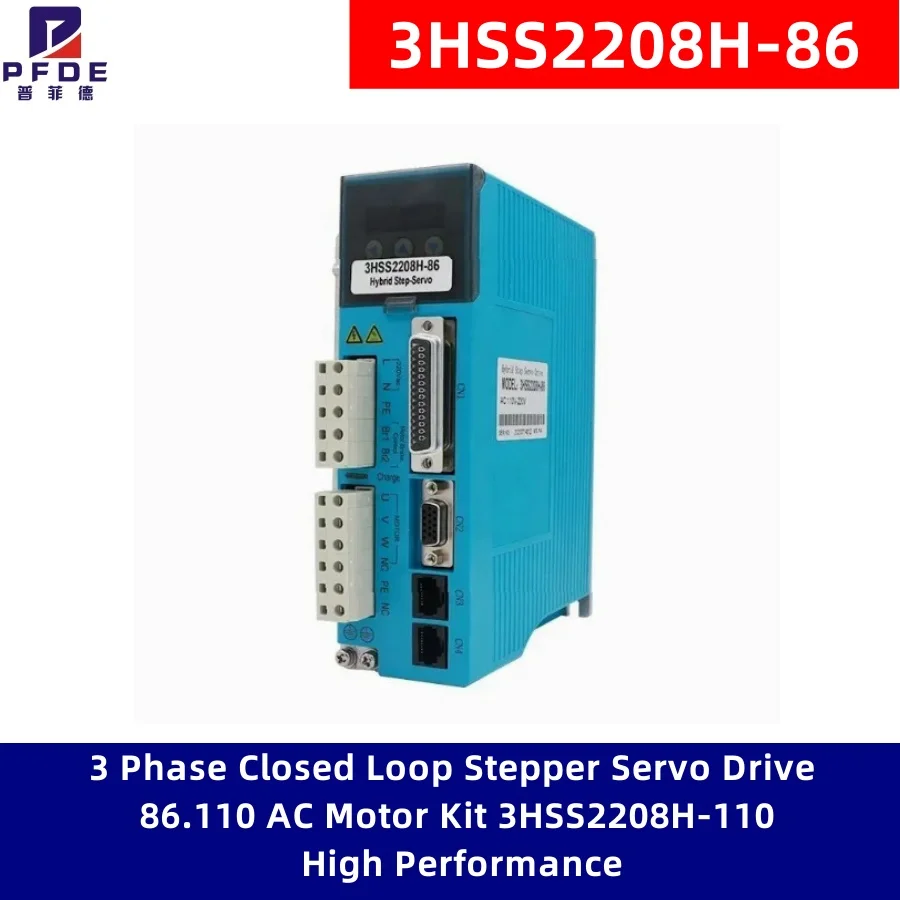 JMC 3Phase Closed Loop Stepper Servo Motor Driver 3HSS2208H 220VAC Match With 86 110 130 Serial Motor for CNC Router
