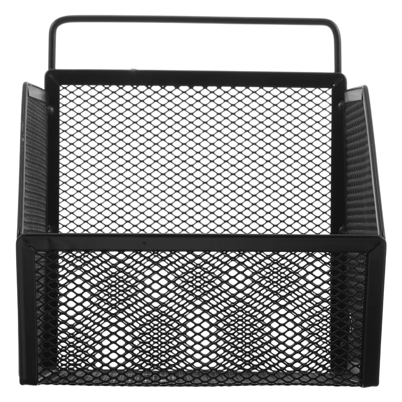 Hanging File Holder Metal Mesh Wall Mounted Organizer Slanted Opening Office Document Storage Rack Desktop Magazine Folder