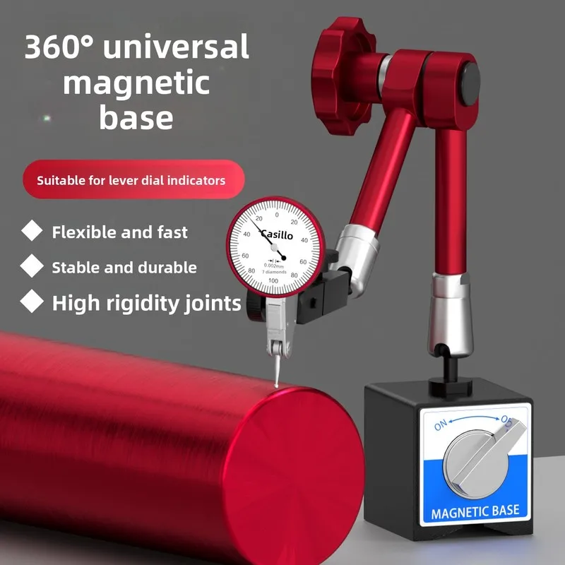 Magnetic Base Dial Indicator Universal Flexible Holder Stand Lever Gauge