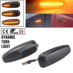 Indicador lateral dinámico LED para coche, lámpara de señal de giro para Kia Ceed ED Pro Rio 3, Carens Rondo 7, Hyundai i30 Grandeur mk4 Avante HD, 2 piezas