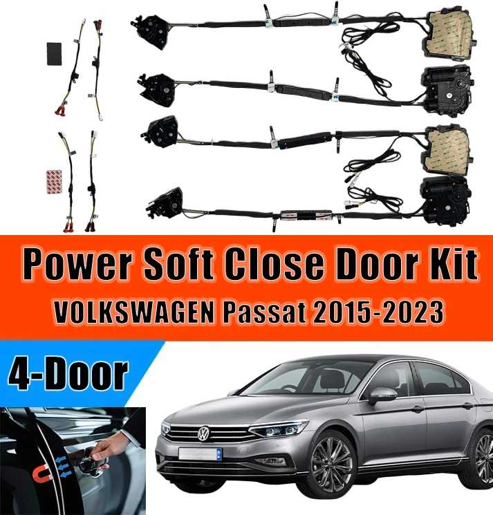 Xcar for VOLKSWAGEN Passat 2015-2023Car OEM Automatic Soft Close Door Electric Suction Kit Auto Power Closing