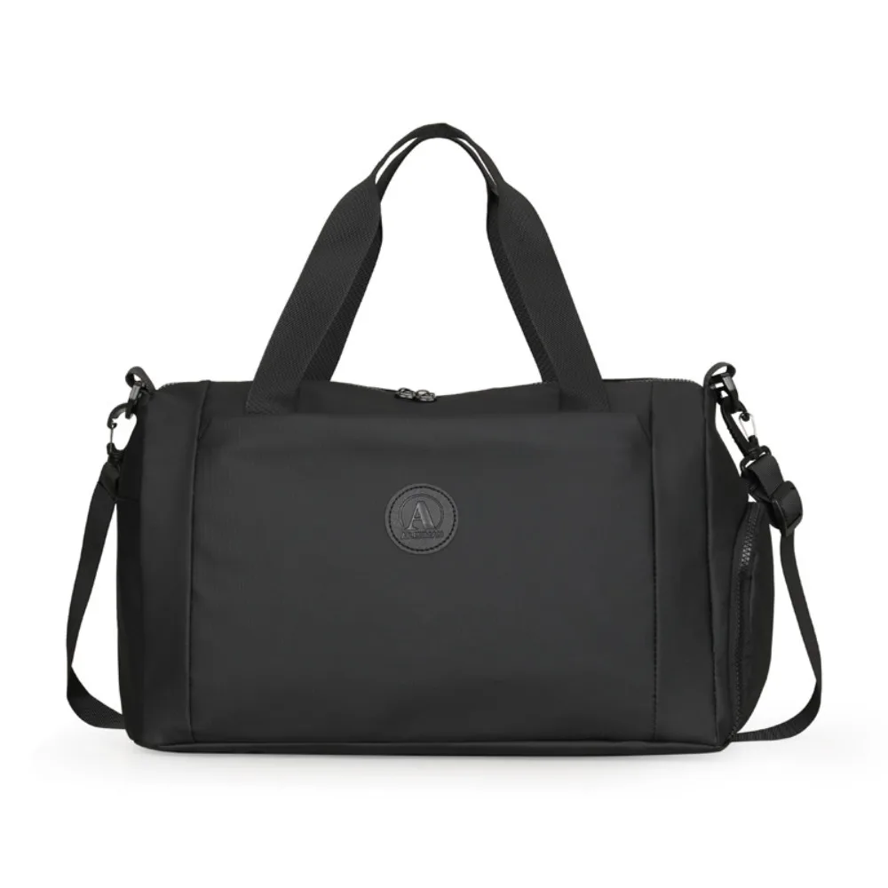 

Oxford Travel Luggage Bag Foldable Short Distance Nylon Duffle Bag with Shoe Compartment Multi Layered Large Capacity Handbag