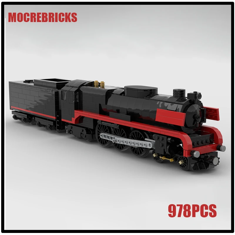 MOC City Transport Series 8 larges voies ferrées victoriennes R707/R771 bricolage modèle blocs de construction briques de haute technologie garçon jouets cadeau de noël