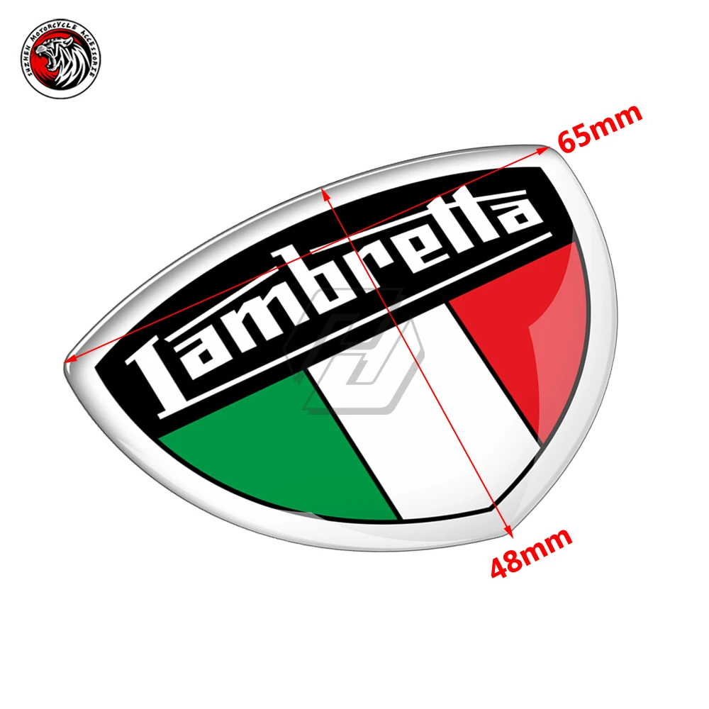 3D Motorcycle Scooter Sticker Fit for Lambretta Shield Logo Decal Vespa MOD Rocker