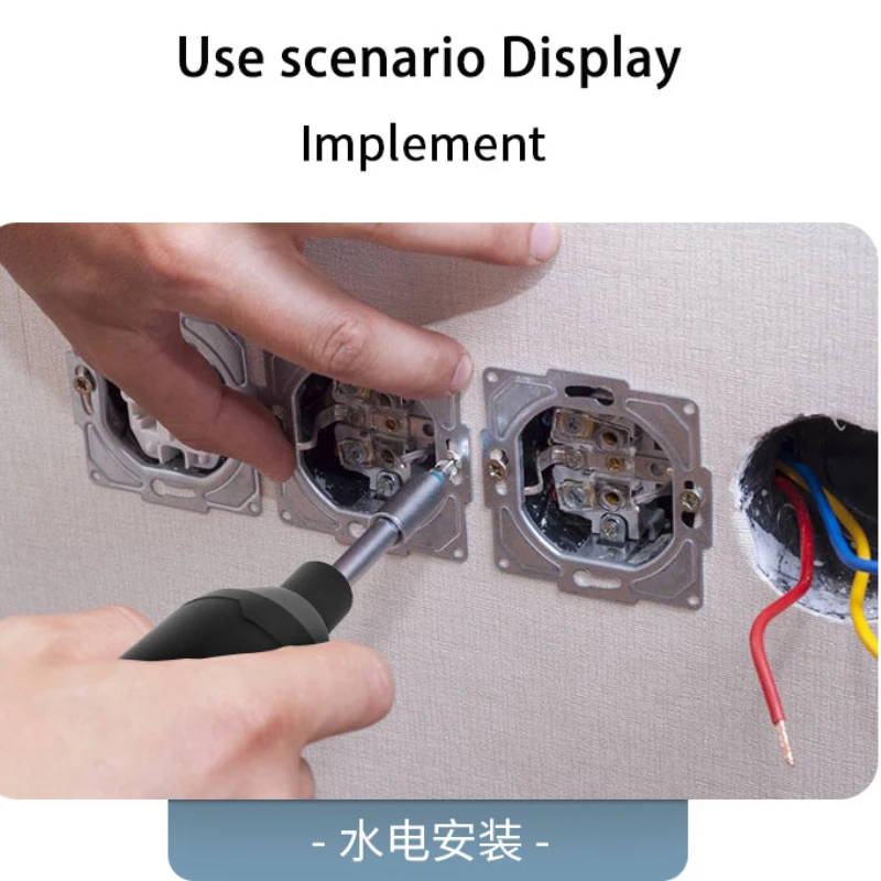 Youpin chave de fenda elétrica recarregável mini casa conjunto chave de fenda motorista multifunções sem fio chave de fenda elétrica ferramenta mão