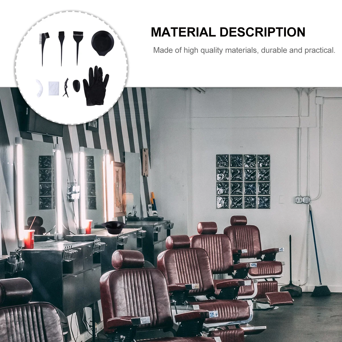 31 قطعة مجموعة صبغ الشعر صالون المنزل استخدام أدوات تلوين الشعر دائم خلط الأطباق فرش قفازات مجموعة مشط وعاء الصباغة #1