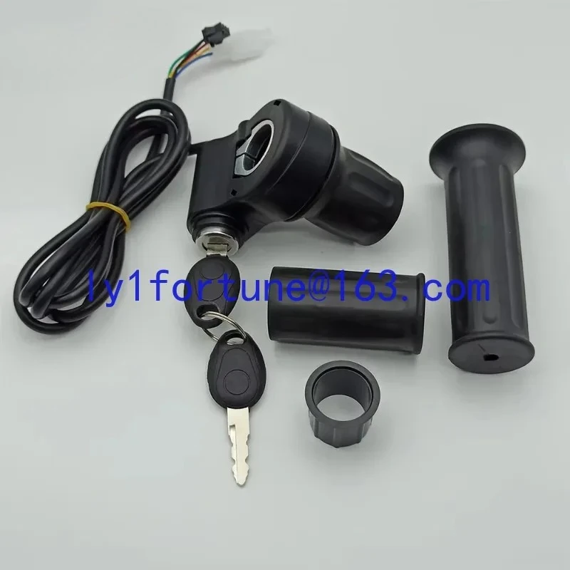 Electric bicycle throttle accelerator hall 5v half-turn handle for electric bicycle scooter repair parts