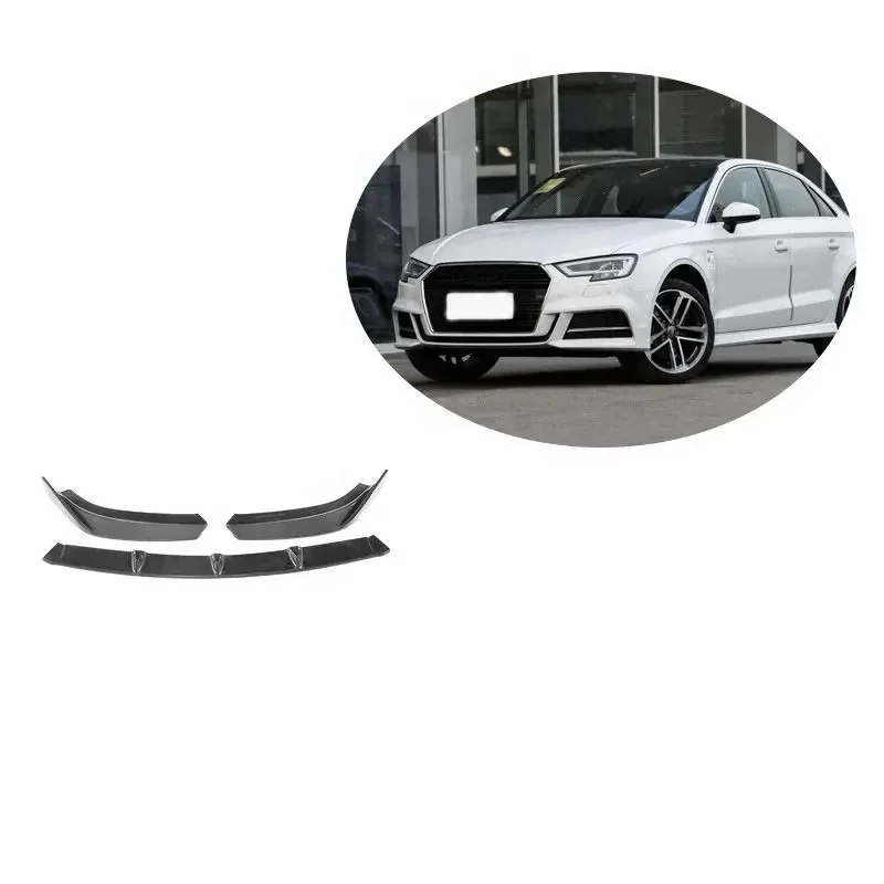 

High Quality Carbon Fiber Car Bumper Front Lip for A3-S Line A3 Sedan 2017-2019 Car Bodykit