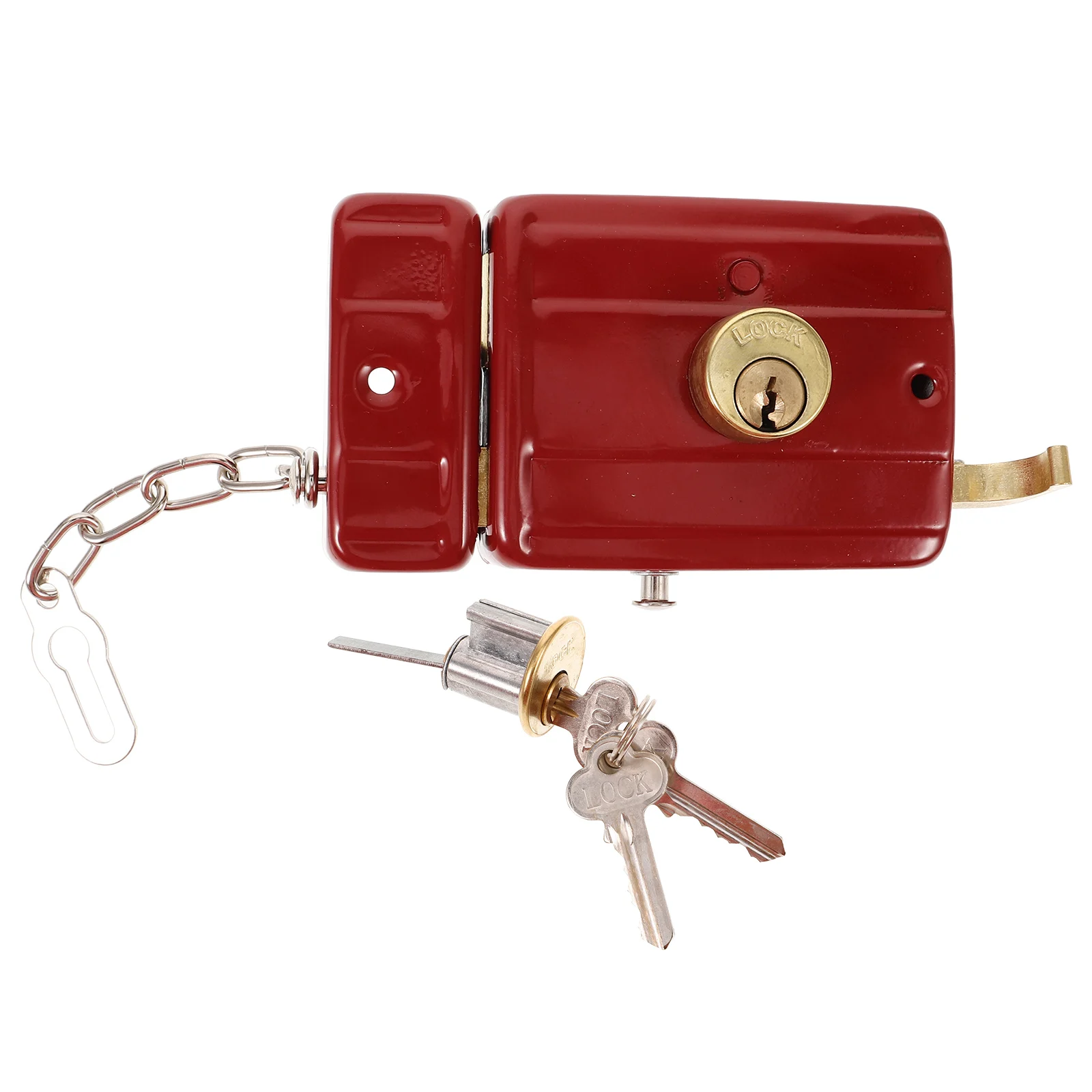 

Anti Theft Door Lock Slide Bolt Clasp Sliding Latches Flush Gate Inside Steel Copper Suitable Doors Cabinets Fences