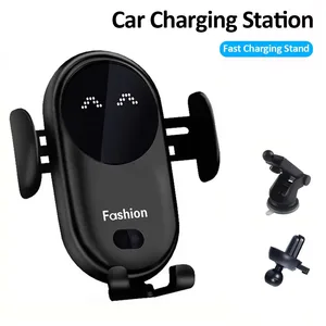 Infrared Induction Car Wireless Charger Stand Car Air Vent Clamp for iPhone 16