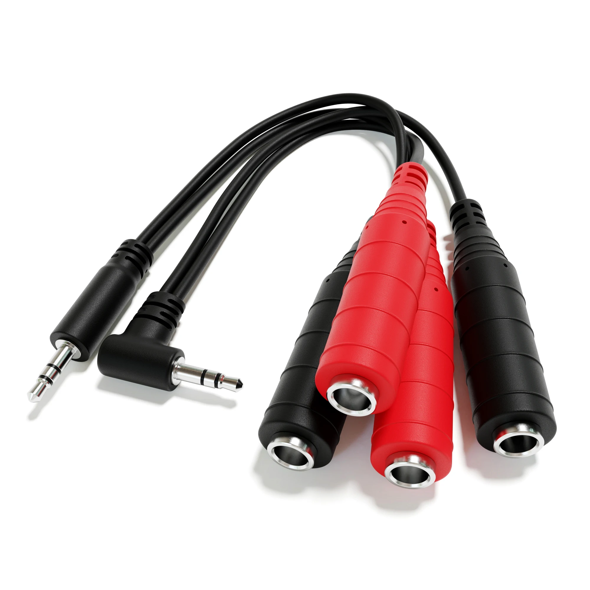 ExcelValley - Stereo to Dual Mono Splitter Cable - 3.5mm TRS to 2x1/4