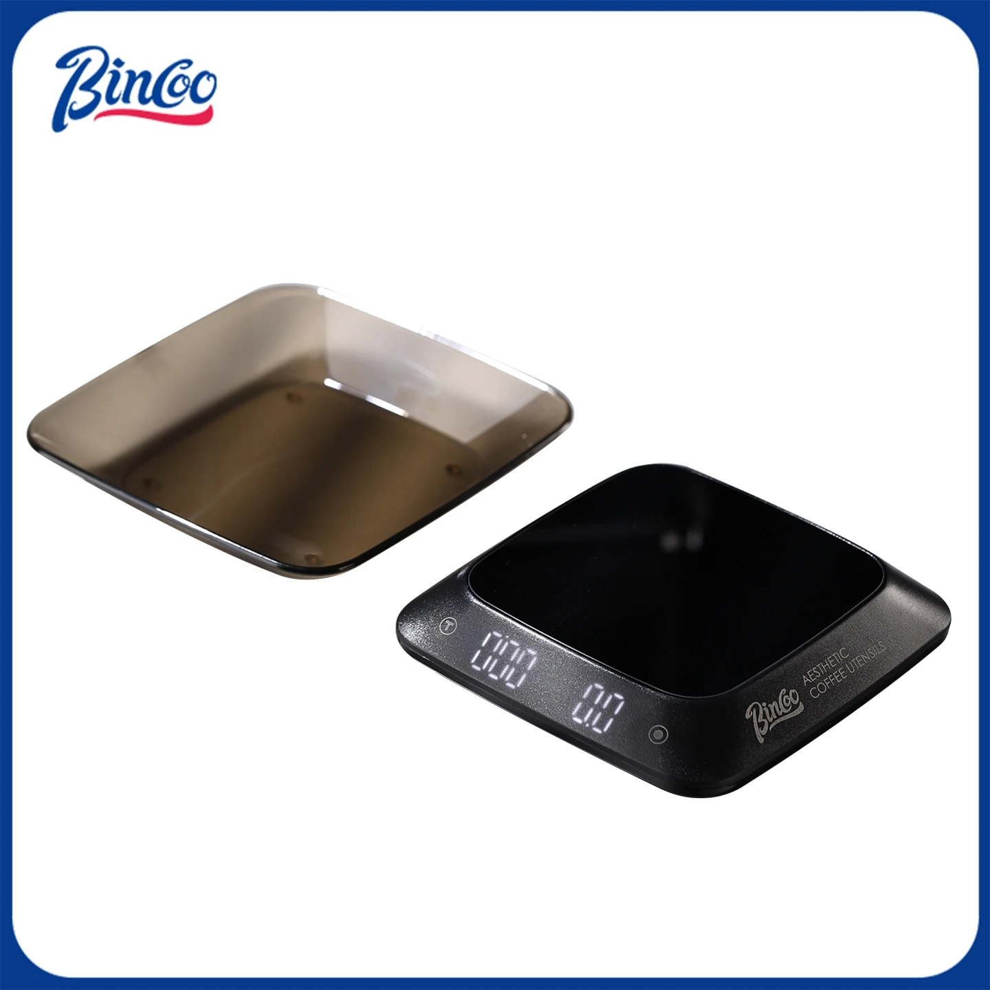 

Bincoo Professional Coffee Scale Mini Size 2 Working Modes Black High Precision 0.1g Accuracy for Espresso and Pour Over