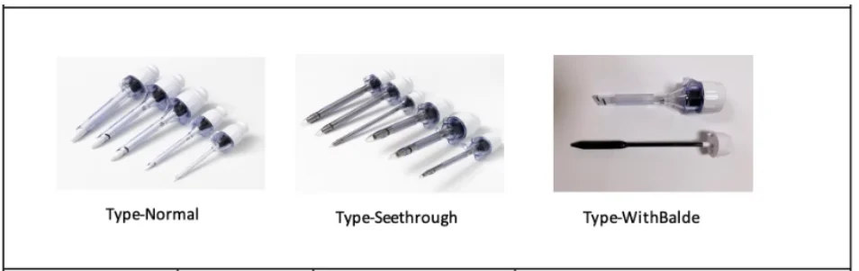 SY-P602-1 Medical Laparoscopic Surgical Instruments Ordinary Disposable Trocars
