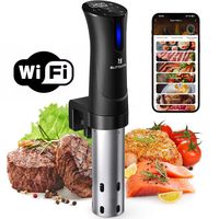 BlitzHome SV2209 1100W Sous Vide Cooker WIFI APP Control Thermal Immersion Circulator Machine with Digital LCD Display Time EU