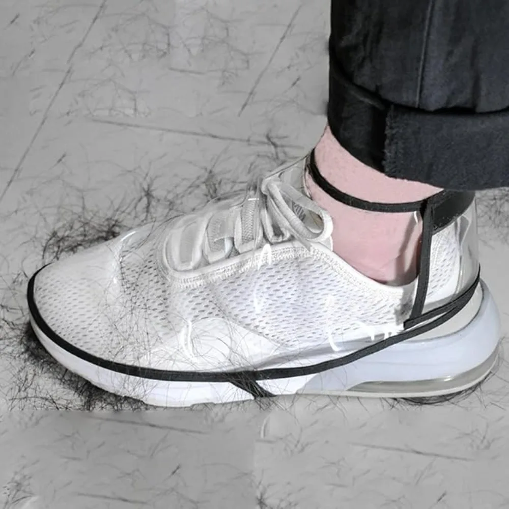 Elastische Schuhüberzüge mit transparentem Design, wasserdicht, staubdicht, einfach zu tragen, für Friseursalons und den Heimgebrauch, Schuhschutz – Detail 8