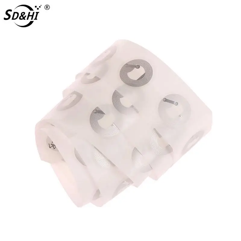 10pcs Clear NFC Tags NTAG 213 Stickers Protocol Universal Label RFID Tags Changeable Re-Writtable Round Copy Label