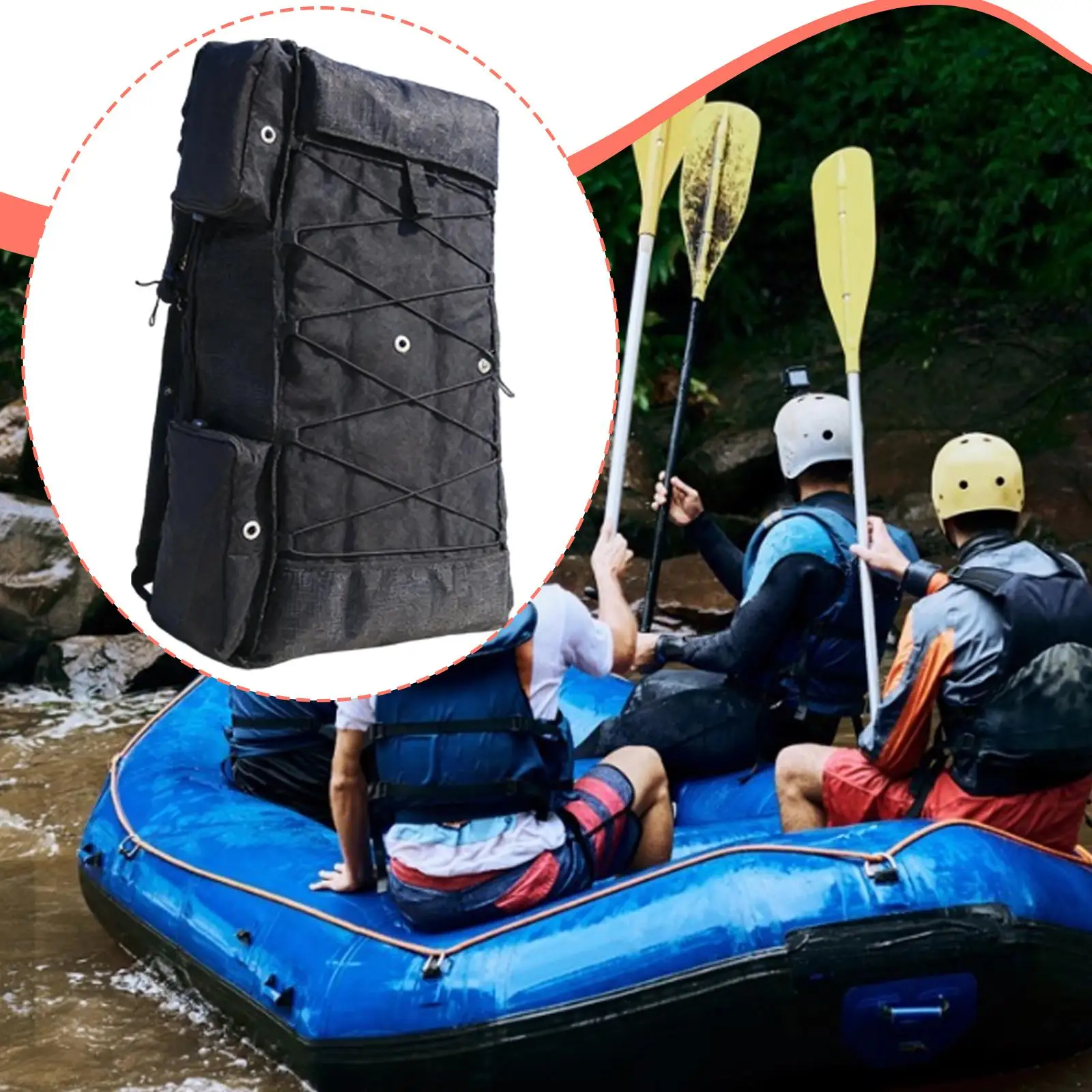 

PVC Mesh Jacket Storage Bag Multi Pocket Organizer Easy Install Accessories for Ship T Top Storage